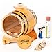Old Fashioned Cocktail Kit for Whiskey, Bourbon & More - Premium Barrel Set, USA Oak - Cocktail Smoker Kit with Torch - Bourbon Gifts for Men - (with Butane)