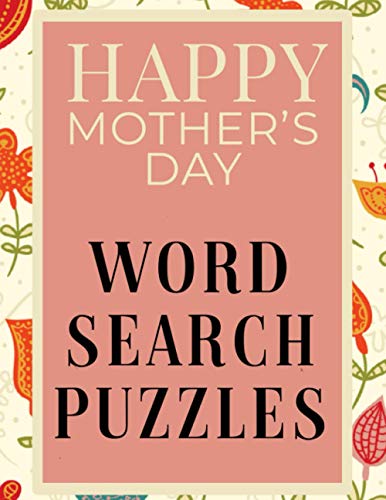 Happy Mother’s Day Word Search Puzzles