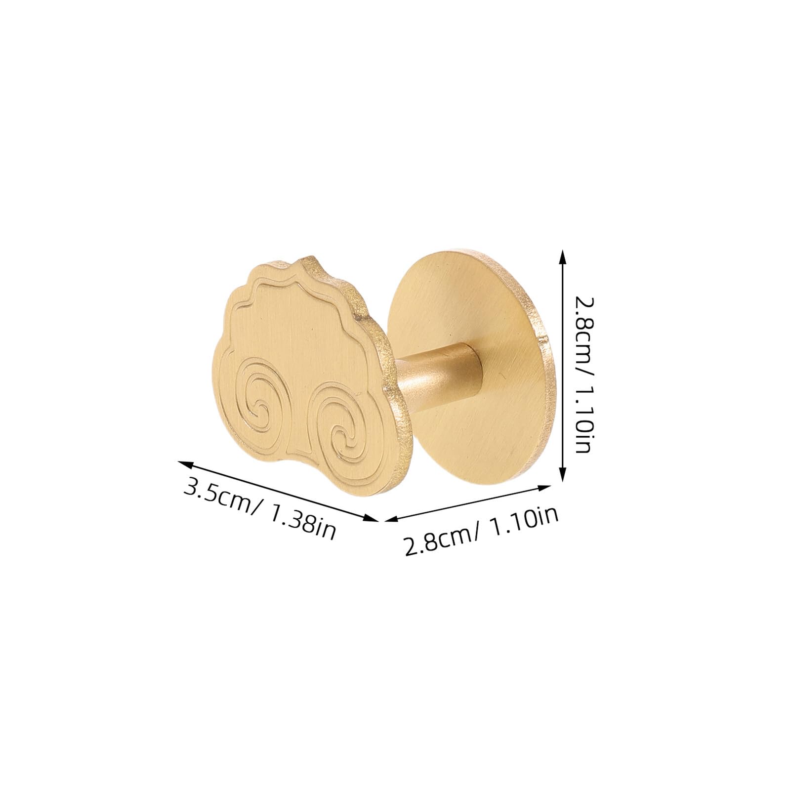 Gancio Appendiabiti in Ottone Dorato Resistente All'ingiallimento per Ingresso Bagno Cucina