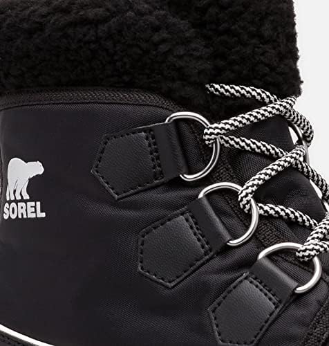 Sorel Women's Winter Boots, Black Black X Sea Salt, 8 | Image 4