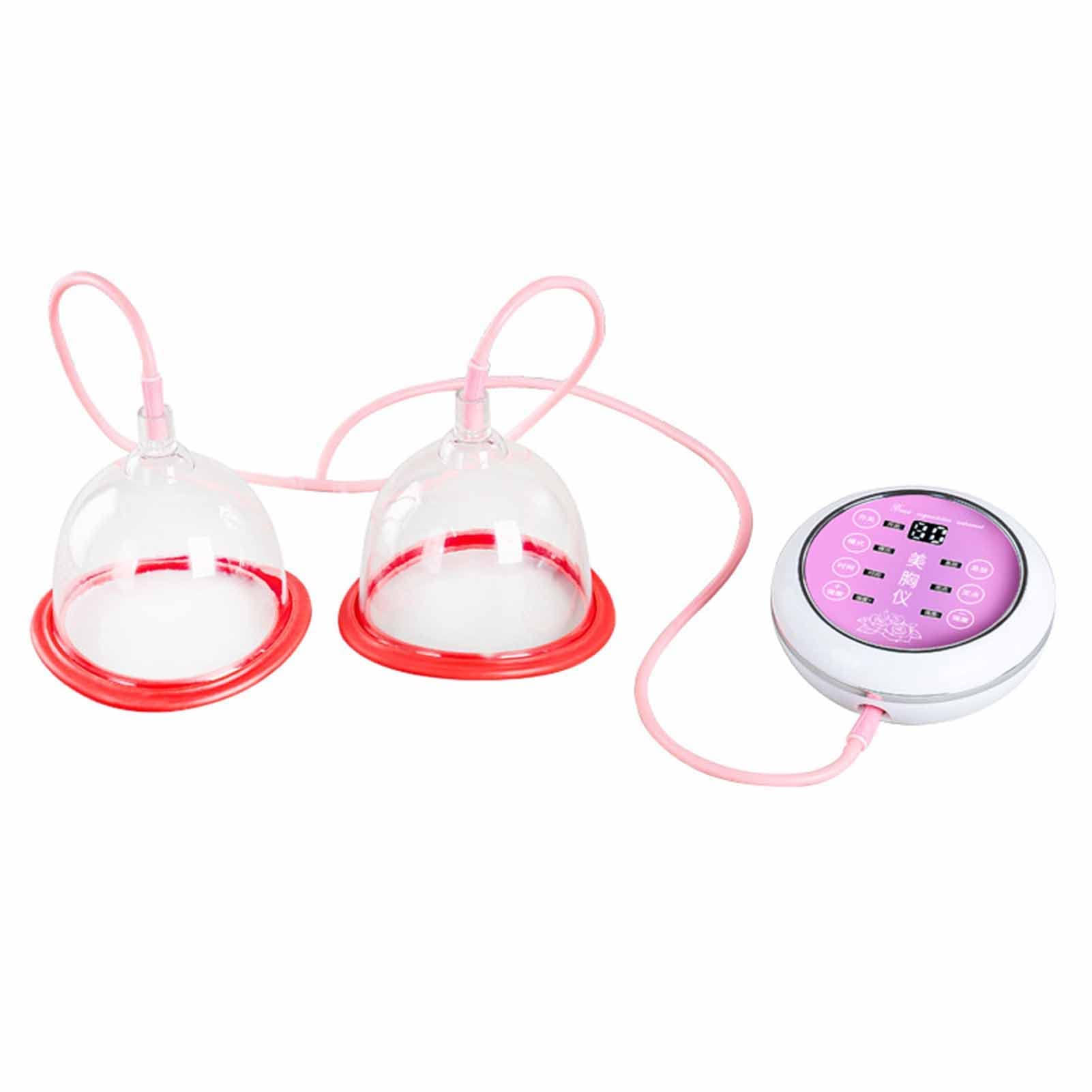 Aumentador de Senos Eléctrico, Mama Ventosa de Vacío liposucción Aparato, Eléctrico Silicona de la Salud del Seno Masajeador, Prevent Sagging and Dredge Breast