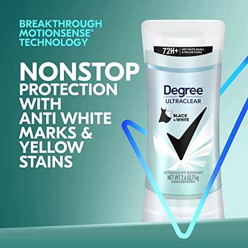 Desodorante Antitranspirante Degree MotionSense UltraClear Stick 2.6 oz Pack 12 miniatura 4