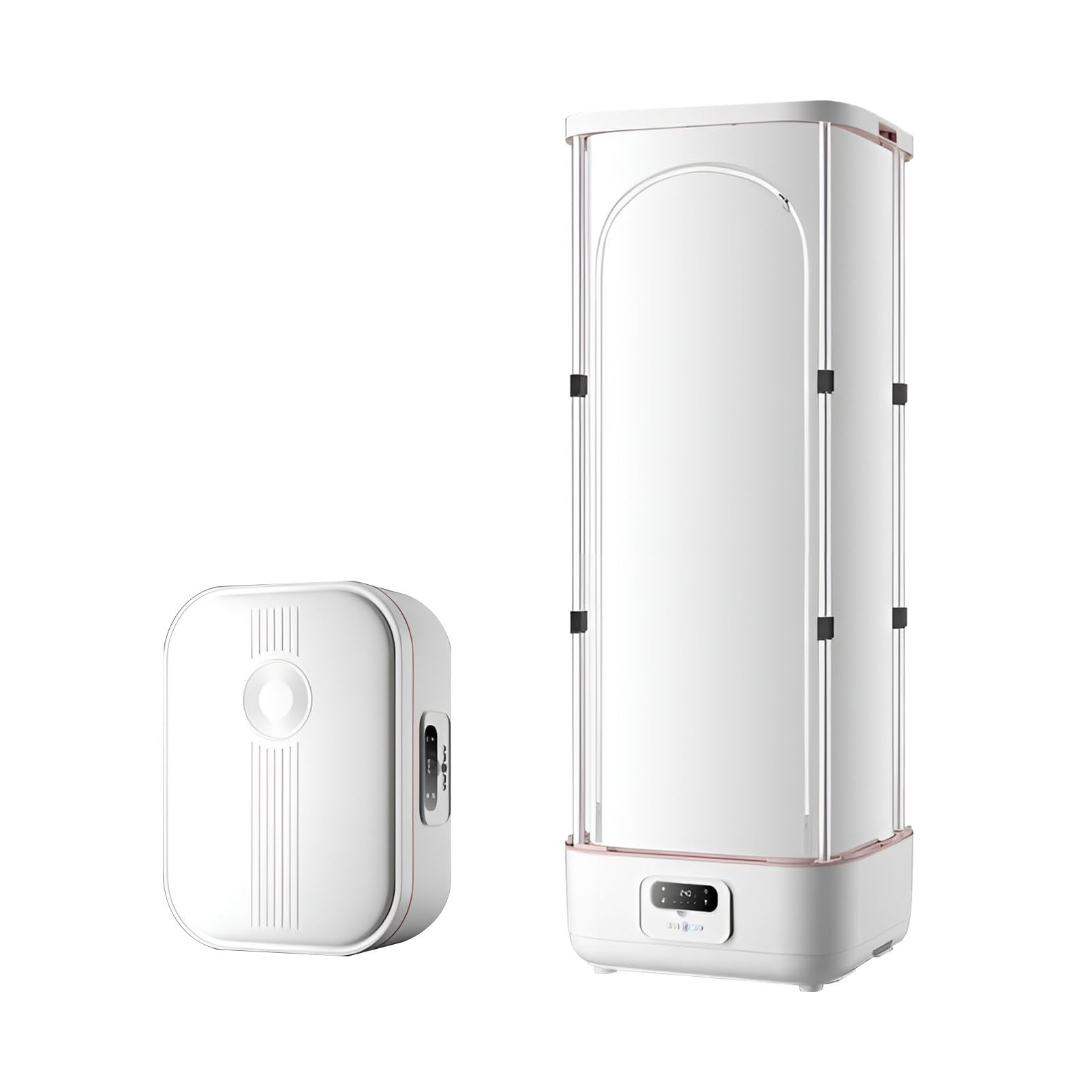Macchina per stirare vestiti, piegare vestiti, rimuovere le pieghe, macchina da stiro automatica, design con timer per funzionamento senza supervisione, per vestiti e tessuti, cura con un solo tasto
