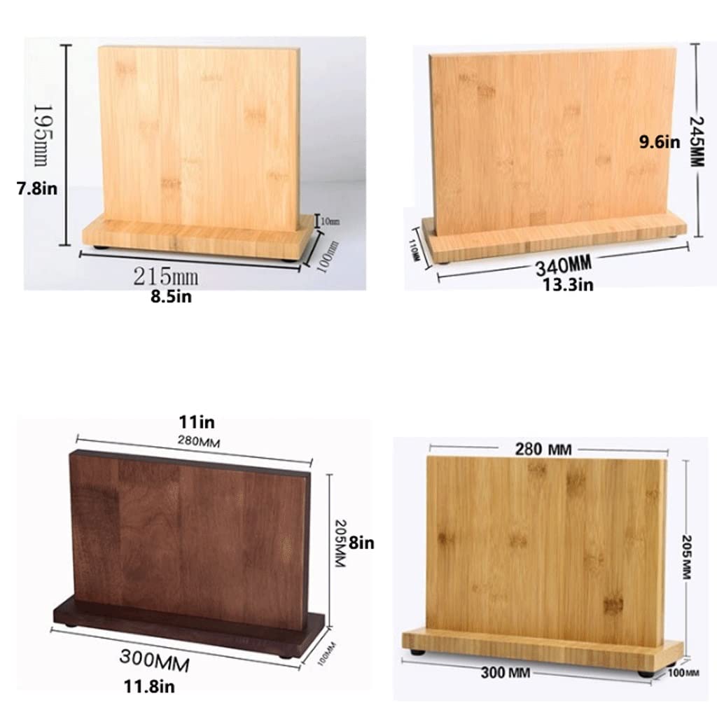 Soporte magnético de madera para cuchillos, para cocina, universal, multifuncional, sin cuchillos, creativo y ahorra espacio