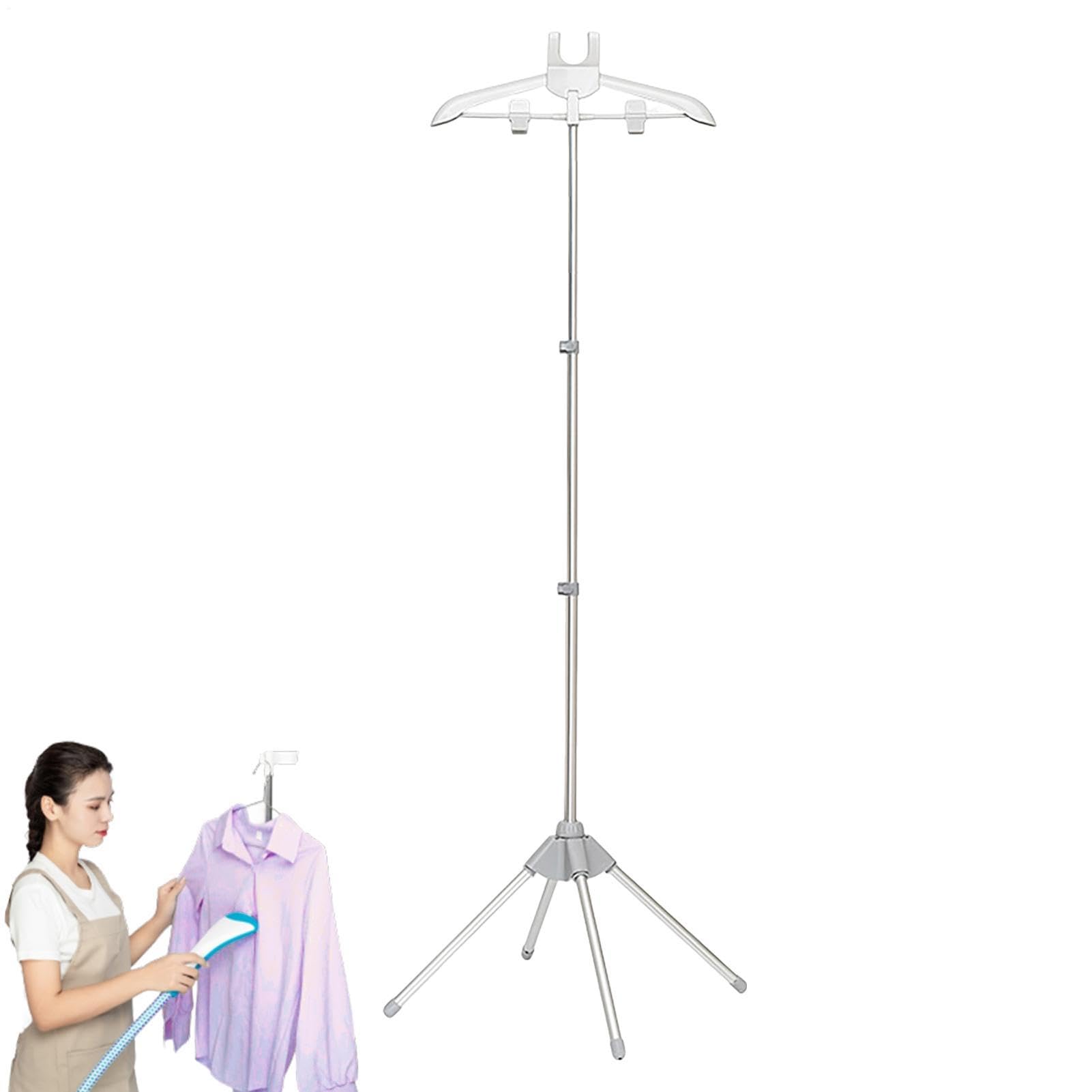 Perchero para vaporizar ropa sin arrugas con soporte giratorio para tienda de ropa y hogar