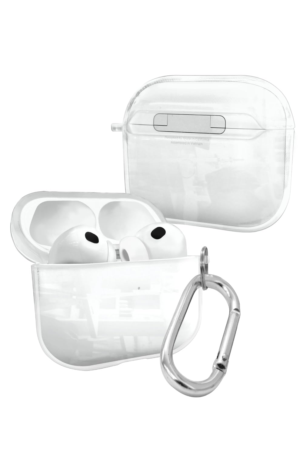 Amazon | シズカウィル AirPods Pro 3 ケース クリア カバー カラビナ