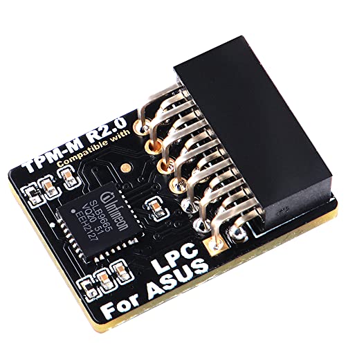 NewHail TPM2.0 Modul LPC 14Pin Modul mit Infineon SLB9665 für ASUS Motherboard kompatibel mit TPM-M...