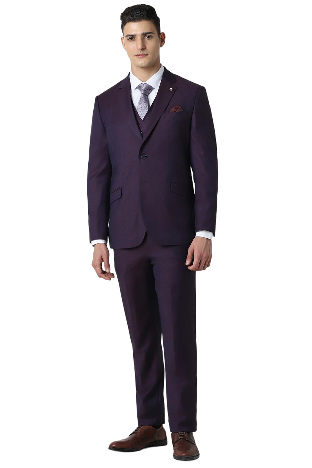 van heusen Men's Polyester Blend Four Piece Suit-Dress Set-picture-28