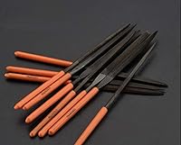 Vista 4 de Edward Tools Juego de 10 limas de aguja de diamante – Acero de aleación endurecido con revestimiento de diamante de precisión – Herramienta