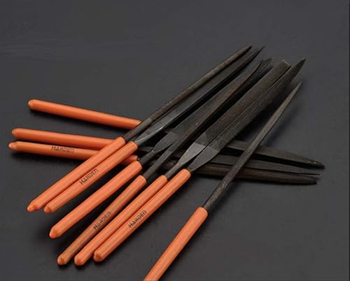 Miniatura 4 de Edward Tools Juego de 10 limas de aguja de diamante  Acero de aleación endurecido con revestimiento de diamante de precisión  Herramienta para