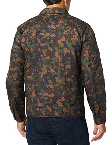 Image of Billy Reid Men's Lightweight Nylon Quilted Packable Shirt Jacket