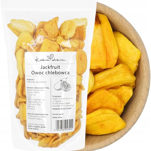 Jacquier Séché 500 Grammes – Jackfruit Naturel, Saveur Sucrée, Sans Sucre Ajouté | KUCHNIA ZDROWIA