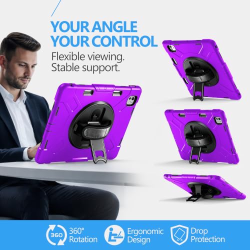 Image of Miesherk STOCK Case for iPad Pro 13 Inch M5 2025 / M4 2024 Purple