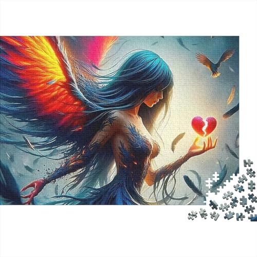 Rompecabezas de alas de ángel para adultos: juego educativo de 1000 piezas 38x26cm