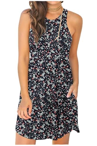 Image of HiMONE Vacation Dresses for Women 2025 Summer Dress Women's Casual Sundresses Casual Beach Petite Sun Dress XS-2XL