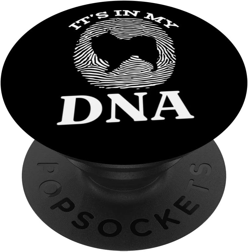 Volpino Italiano DNA I Huella Dactilar Volpino Italiano Perro PopSockets PopGrip Intercambiable