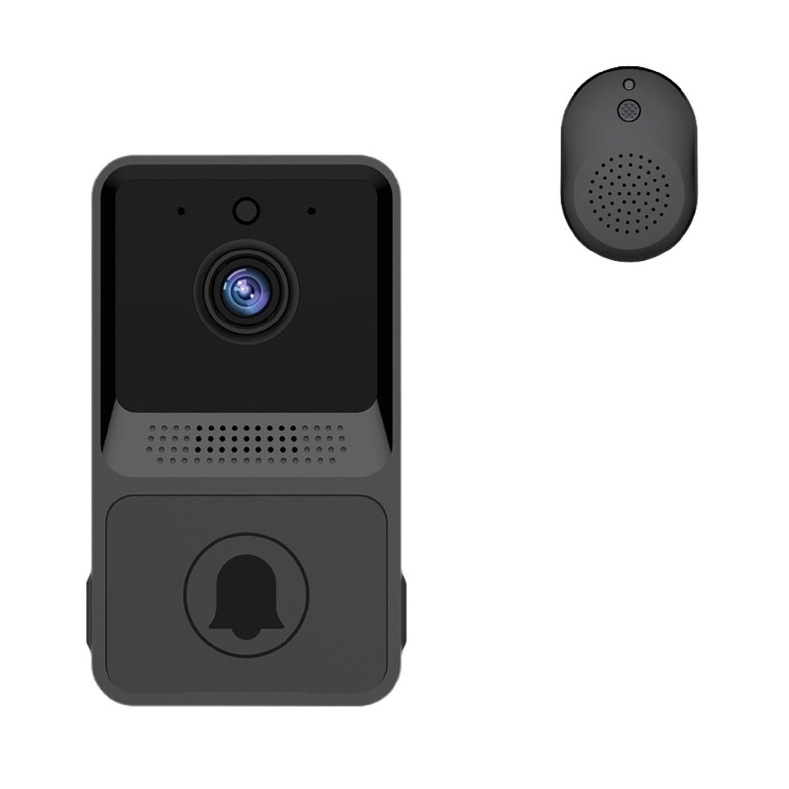 Timbre inalámbrico Timbre De Seguridad For Puerta De Seguridad Con Cámara Inteligente For El Hogar Con WiFi For Exteriores, Videoportero Con Visión Nocturna, Botón Inalámbrico para la oficina de la es