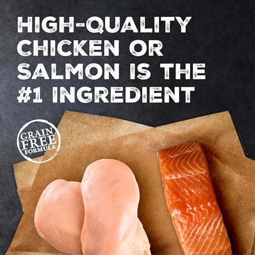 Image of Blue Buffalo Wilderness Kitten Grain-Free Chicken Pate & Salmon Pate Wet Cat Food with DHA, High-Protein & Made with Natural Ingredients, Supports Healthy Growth & Development, 3-oz. Each (6 Count)