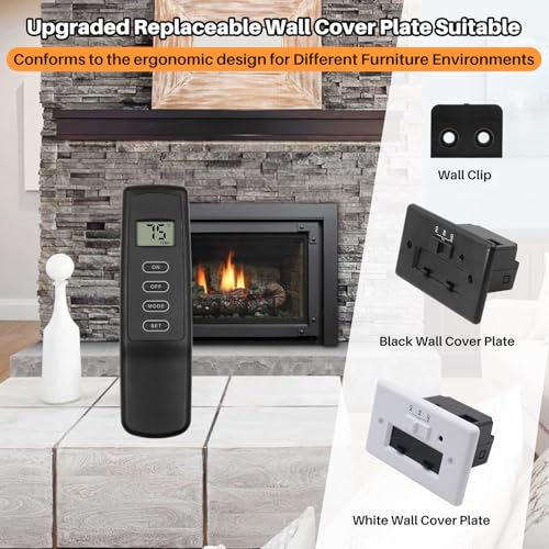 Wofunpart WYC-008 New Upgrade Fireplace Remote Control Thermostat Kit, Millivolt Gas Valve Fireplaces And Stoves thumb #5