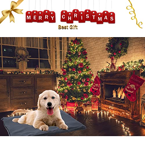 Ocsoso Heated Cat Bed Electric Dog Heating Pad For Cats And Dogs Waterproof Warming Mat Auto-Off,20 Inch Heated Dog Bed Temperature Adjustable And Constant Heating For Indoor And Outdoor Use (Grey) #TOP1