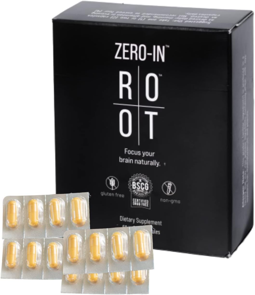 ROOT Wellness Zero-In von Dr. Rahm – Hochwertige Kombination aus Kurkuma und Kiefernrindenextrakt – 60 Kapseln | Kapseln mit Kurkuma, Kiefernrindenextrakt und Vitamin D3 – ideal für die tägliche Ergänzung Ihrer Ernährung.