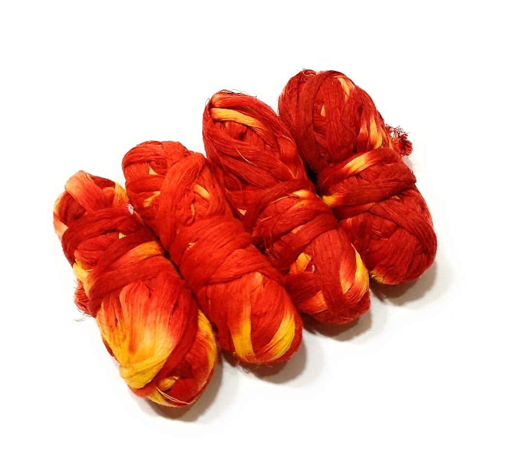 Divine Religious Sacred Handmade Red Thread Kalawa Nadachadi Cotton Wrist Band Pooja moli | Lachha Mouli Kalava | Raksha Sutra 𝓕or Pujan, Havan, Worship, Diwali, Festival. (Long, Pack of 2)