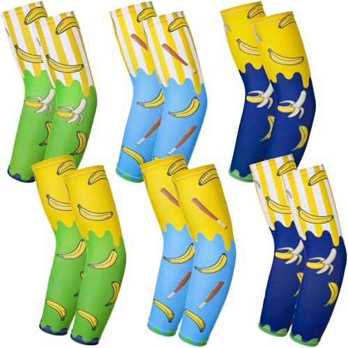 Image of Shyyween 6 Pair Arm Sleeve for Youth Kid Boy