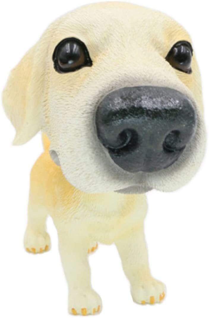CHUOZI Bobble Head Dog Ornament Figurine Home Car Bobbing Shaking Figure Golden Retriever, Brown, 764942826233