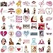 50pcs Music Singer Sabrina Carpenter Stickers Pack,Vinyl Waterproof Sticker Decals for Water Bottle, Laptop, Phone, Scrapbooking, Journaling Choice for Adults for Party Supply Decor