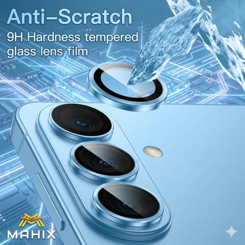 Image of Camera Lens Protector for Samsung Galaxy S26 / S26 Plus Sky Blue AR AF Coated 9H Tempered Glass Camera Guard, Anti Drop, Scratch Resistant Camera Lens, Case Friendly Waterproof Heavy Duty UHD Clear Camera Cover