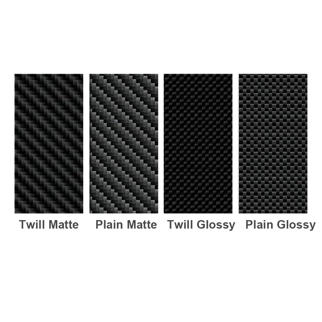 Tubo In Fibra Di Carbonio 1PCS 3K, Tubo Cavo In Carbonio OD 11mm 12mm 13mm 14mm 15mm 16mm 20mm, Lunghezza 1000MM Ad Alta Resistenza (Color : Plain Matte, Size : 10x15)