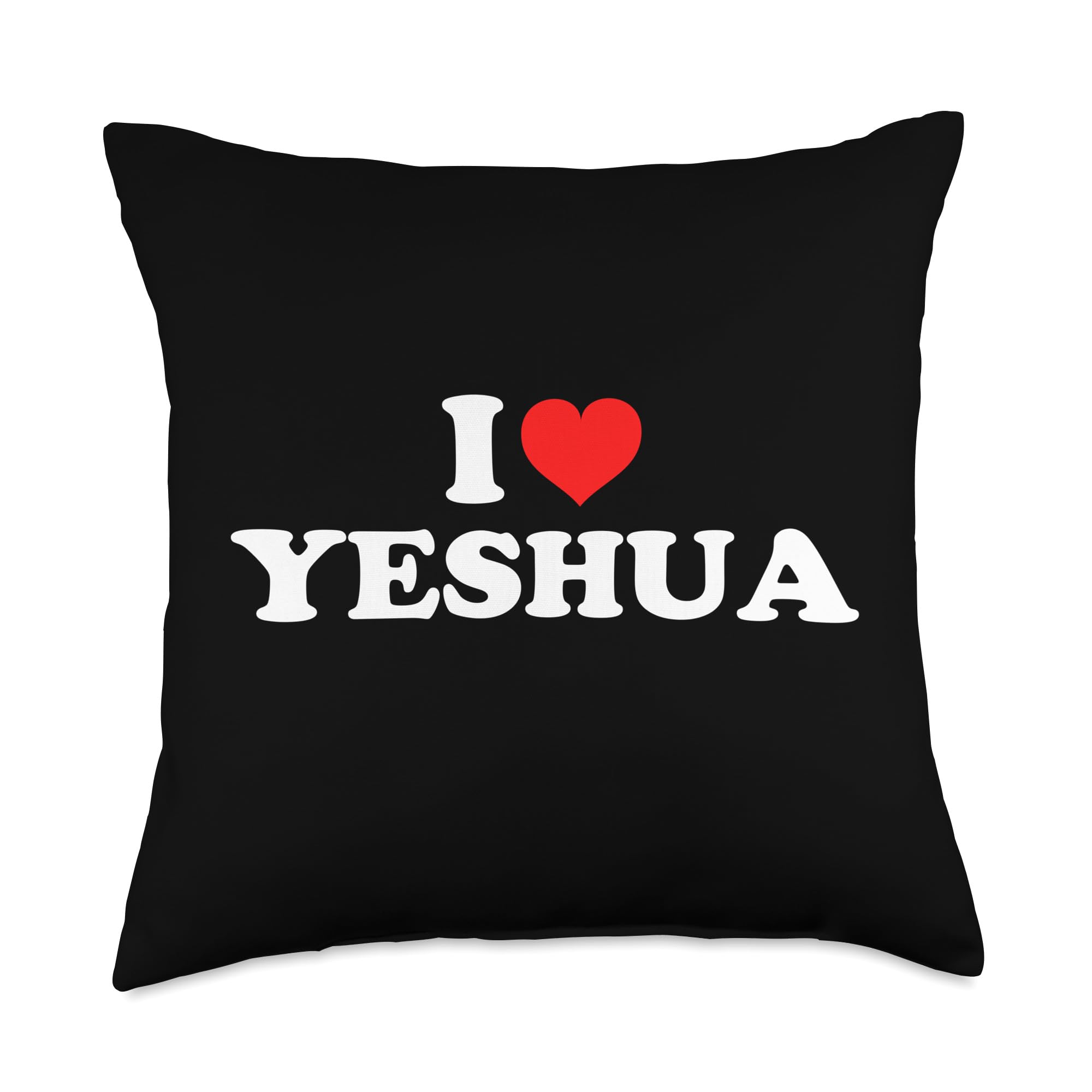 Amazon.com: I Love Yeshua Throw Pillow, 18x18, Multicolor : Home