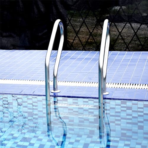 Escalera para Piscina de Acero Inoxidable con 2 Peldaños miniatura 6