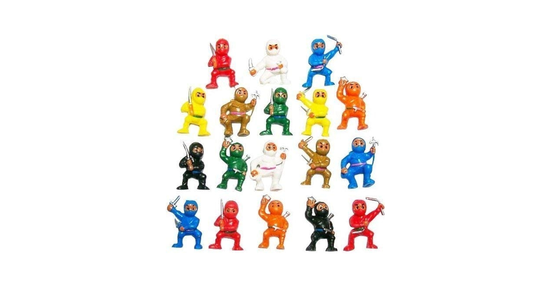 Amazon.co.jp: ミニ空手おもちゃ フィギュア 忍者パラシュート 100個