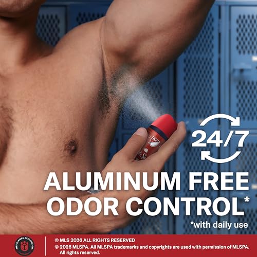 Image of Old Spice Aluminum Free Body Spray for Men, Victory MLS, 24 /7 Lasting Scent and Odor Control with Daily Use, Limited Edition, Citrus + Victory Scent, 4.5 oz