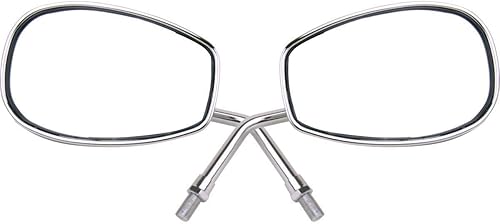 1 par de espejos retrovisores cromados para motocicleta Victory Cross Country Tour 15th Anniversary Limited