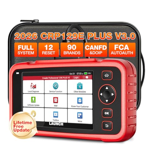 LAUNCH CRP129E Plus V3.0 2026 OBD2 Scanner Diagnostic Tool, Full