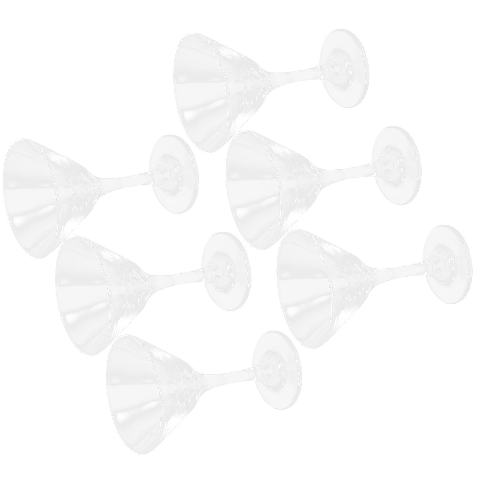 Cabilock 6 Pièces Verre Martini en 120ml, Élégant et Classique pour Fête