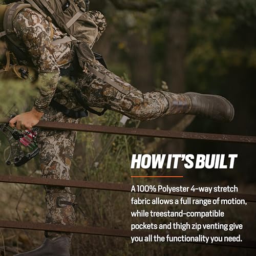 First Lite Men’s 308 Whitetail Pant - Men’s Outdoor 4-Way Stretch Camo Hunting Pants with Hip Vents, Year Round Hunting Gear 5