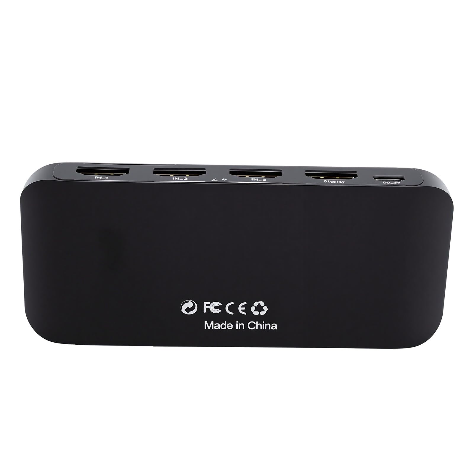 Dpofirs 8K HDMI 2.1 Switcher 3 In 1 Out, 48 Gbit/s HDMI Switcher Box, 4K 120 Hz & 8K 60 Hz Video Selector, 3 Port Selector mit Fernbedienung für Gaming Heimkino
