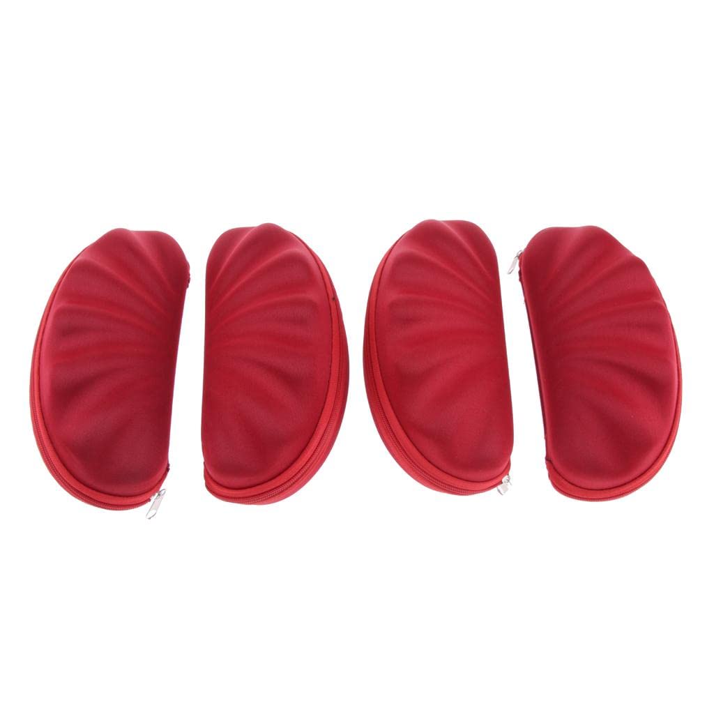 jazzy pearls 4pcs Eva Zipper Eyeglass Box Glasses Case Protector Container Redother Vision Care Vision Care Health-picture-12