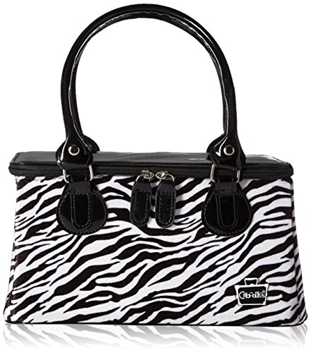 Caboodles Heart Throb Long Tapered Tote, Zebra, 1.12 Pound