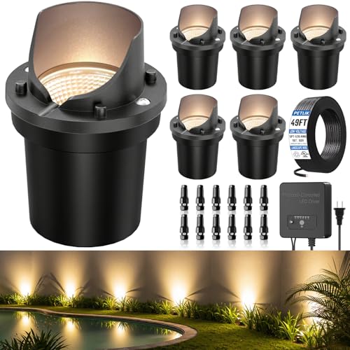 PETLIK All-in-One Low Voltage Landscape Lighting 12W Outdoor Well Lights - image 1