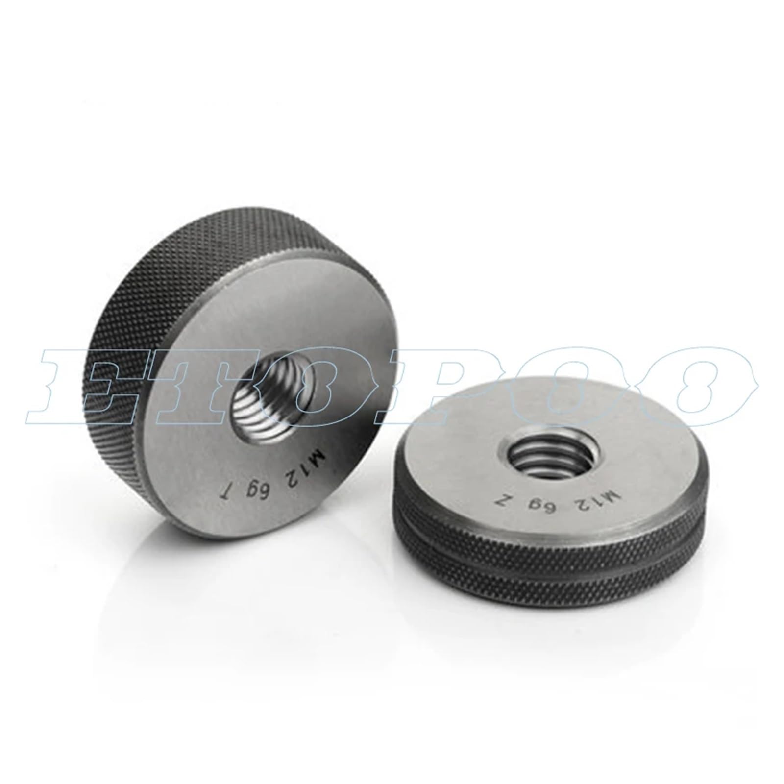 Juego de calibre de anillo roscado M14 M15 M16 M18 M20 6G-6H GO-NOGO herramienta de medición de precisión(M14x1.0)