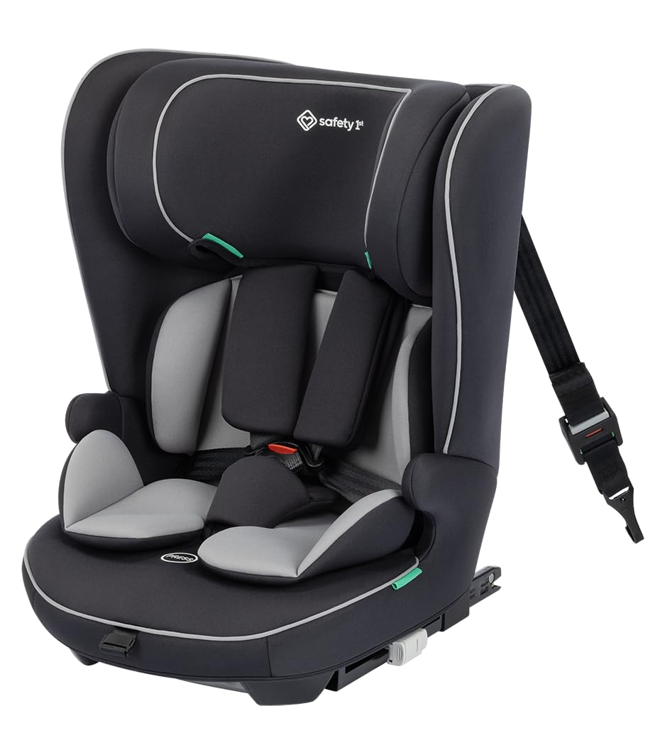 Safety 1st Lunar i-​Size, siège auto évolutif, 15 mois à 12 ans (76–150 cm), siège auto ISOFIX, 13 positions d'appui-​tête, protection latérale, Black