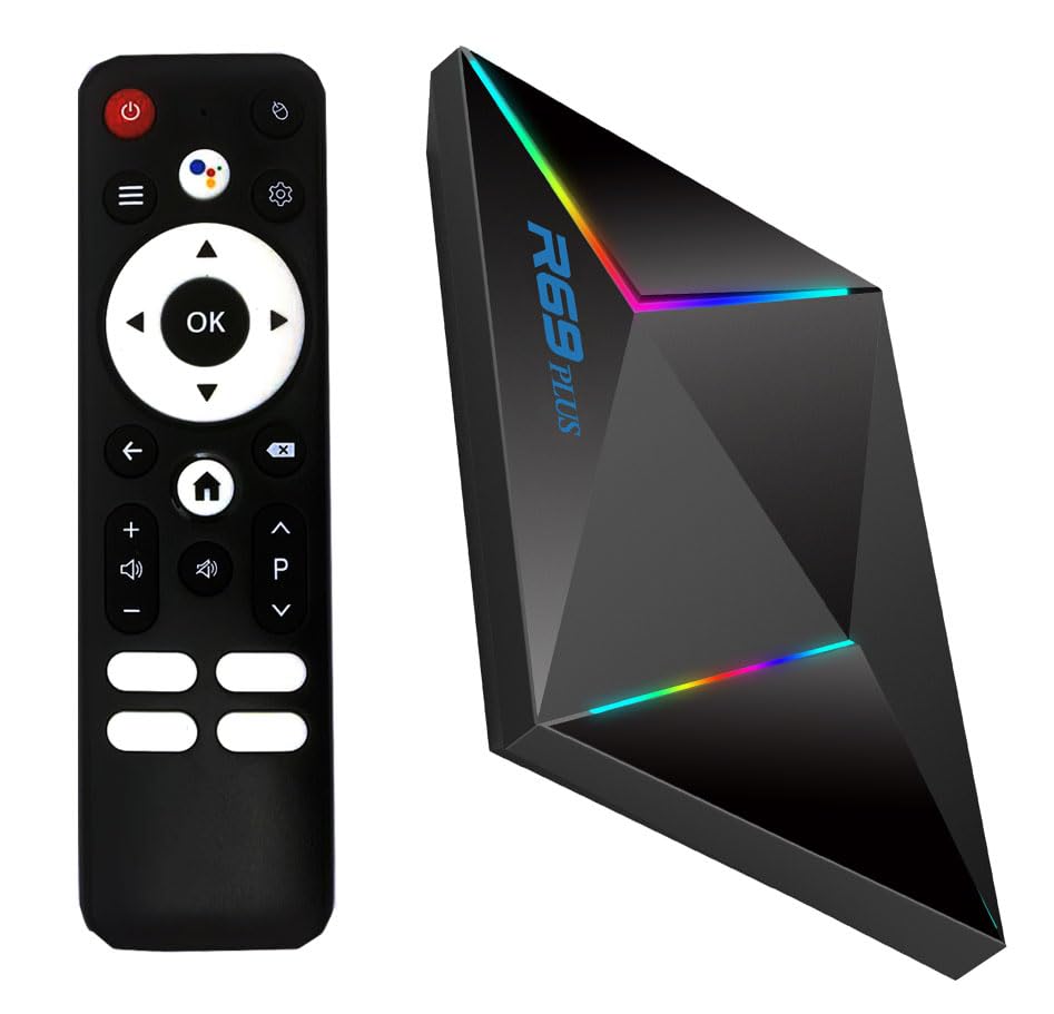 Android 14.0 WiFi 6.0 R69 Plus H728 with 4GB RAM 64GB ROM Dual Wi-Fi 2.4G/5.8G BT 5.0 LAN 1000M / H.265/ BT/ USB3.0
