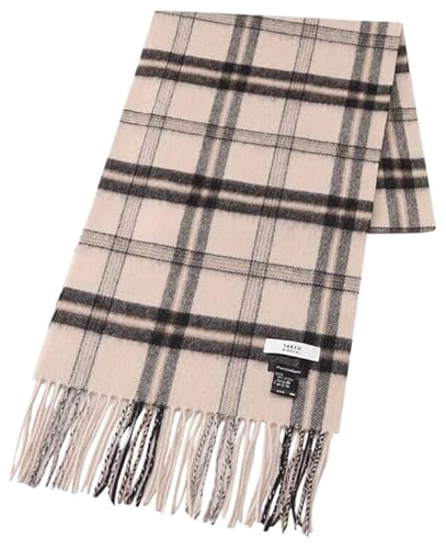 [ タケオキクチ ] ストール・マフラー 【カシミヤ100%】チェック カシミヤマフラー G8701091 メンズ ベージュ(252) 00(FREE)