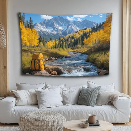znxuey Tapestry Wall Hanging Forest Tapestry Nature Tapestry Tree Tapestries Tapestry for Bedroom Living Room Backdrop STYLE-A