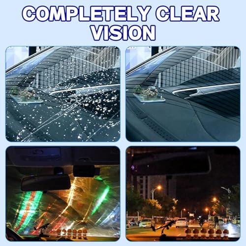 Image of HSR Car Windshield Wiper Cleaning Tablets, Car Windshield Washer Solid Tablets, Remove Glass Stains, Glass Cleaner Tablets (Pack of 30)