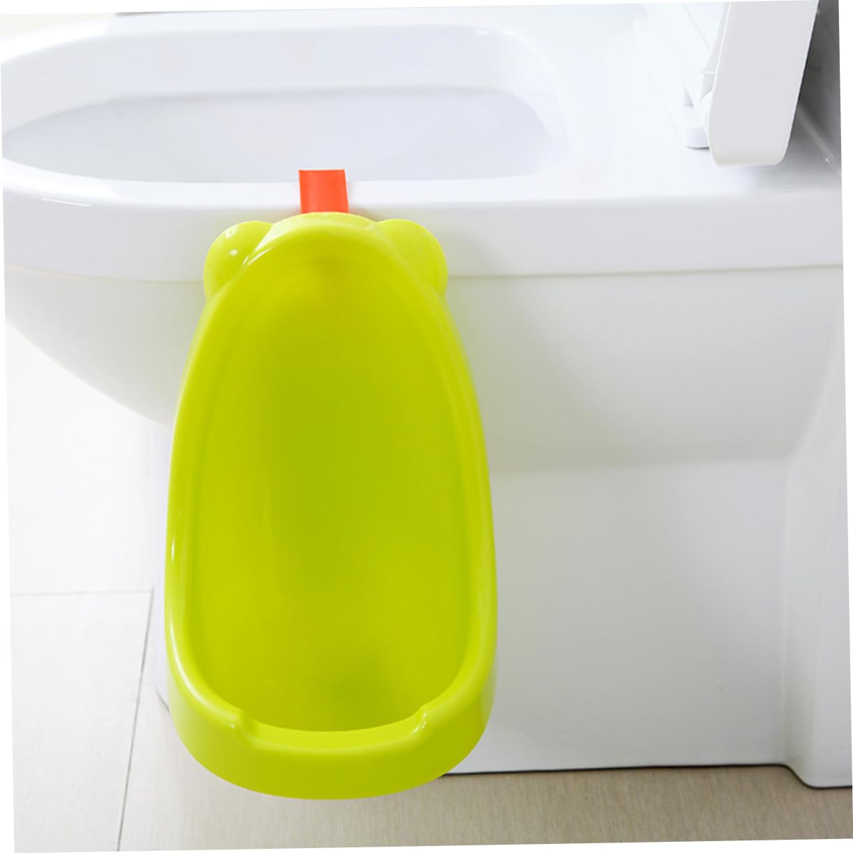 VICASKY 2pezzi Orinatoio Appendere Per Design Vasino Allenamento Per Maschi Colore Giallo Facile Usare e Resistente